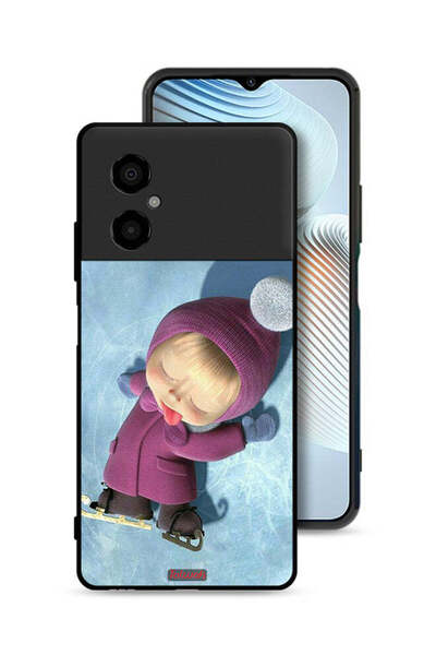 Tolwak غطاء حماية لهاتف Xiaomi Poco M4 5G بتصميم دمية لطيفة