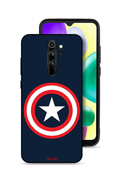 Tolwak غطاء حماية لهاتف شاومي ريدمي نوت 8 برو - كابتن أمريكا