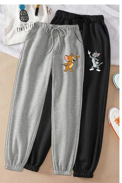 SS SİNSER Children's "Tom and Jery" Special Printed Track Pants