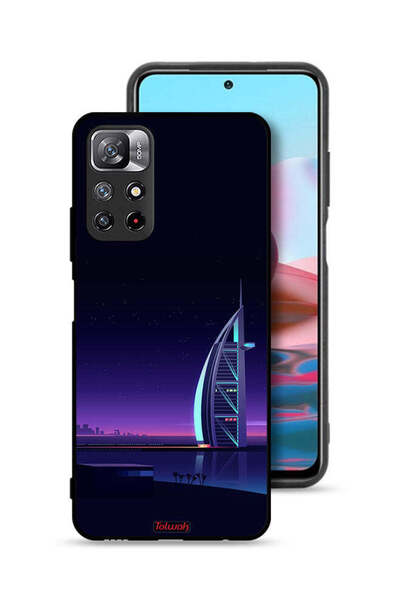 Tolwak غطاء حماية لهاتف شاومي ريدمي نوت 11 4G - فن برج العرب الرقمي