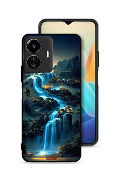 Tolwak غطاء حماية لهاتف Vivo Y77e 5G بتصميم شلال