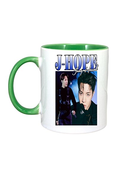 INOVATIX Cana Alba Personalizata, Formatia/trupa Jaehyun, Maner Si Interior Verde, ®. 330ml