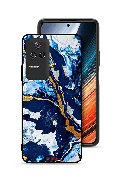 Tolwak غطاء حماية لهاتف Xiaomi Poco F4 بنمط فني مزخرف