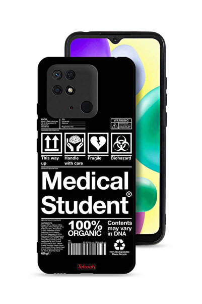 Tolwak غطاء حماية لهاتف شاومي ريدمي 10 سي - ملصق طالب الطب