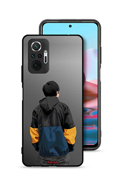 Tolwak غطاء حماية لهاتف شاومي ريدمي نوت 10 برو 4G، صورة فنية لولد