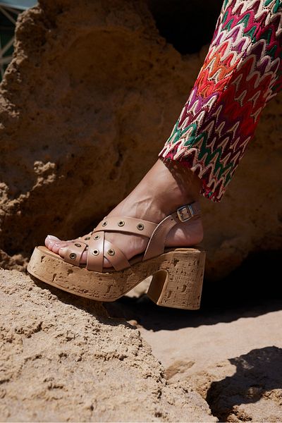 ANGELİNA JONES MODICA SANDALE DE PRODUCȚIE SPANIA PENTRU FEMEI BEIGE NUDE PIELE VERITĂ