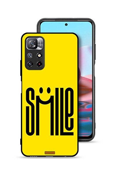 Tolwak غطاء حماية لهاتف شاومي ريدمي نوت 11 4G برسومات ابتسامة فنية