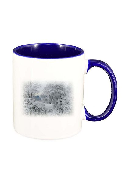 INOVATIX Personalized white mug, Picture, dark blue interior, D257, INOVATIX®. 330ml