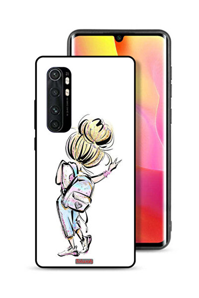 Tolwak غطاء حماية شاومي مي نوت 10 لايت بتصميم فتاة العودة إلى المدرسة