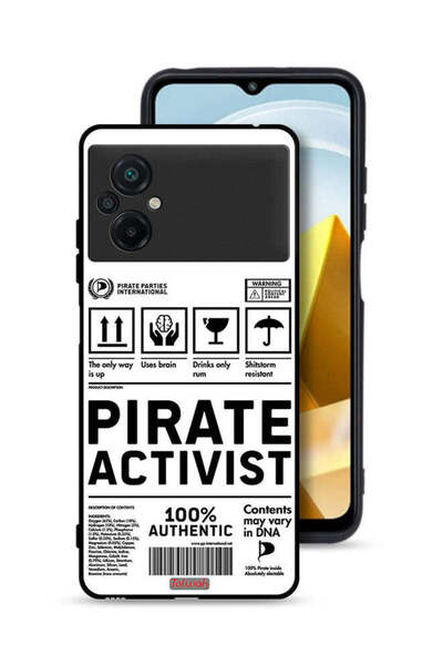 Tolwak غطاء حماية لهاتف Xiaomi Poco M5 4G، ملصق ناشط خاص