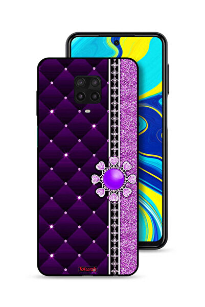 Tolwak غطاء حماية لهاتف شاومي ريدمي نوت 9 برو بقلوب لامعة