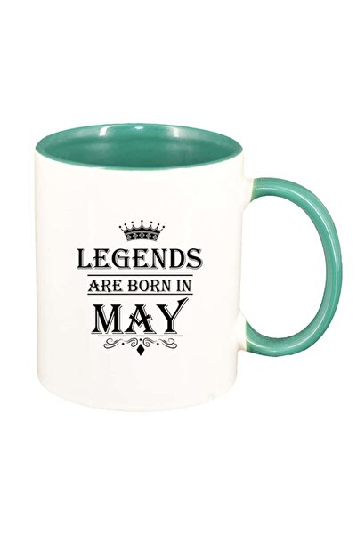 INOVATIX Εξατομικευμένη λευκή κούπα, Legend, πράσινο εσωτερικό, D74, INOVATIX...