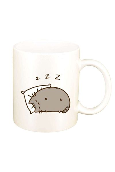 INOVATIX Personalized white mug, Emoji Cat, D1015, INOVATIX®. 330ml