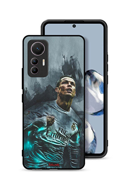 Tolwak غطاء حماية لهاتف شاومي 12 لايت برسومات كريستيانو رونالدو