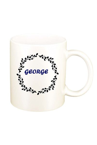INOVATIX Personalized white mug, Name, D1089, INOVATIX®. 330ml