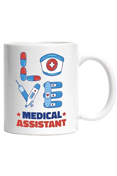 INOVATIX Cană albă personalizată, Asistent Medical, Love Assistant, INOVATIX®...