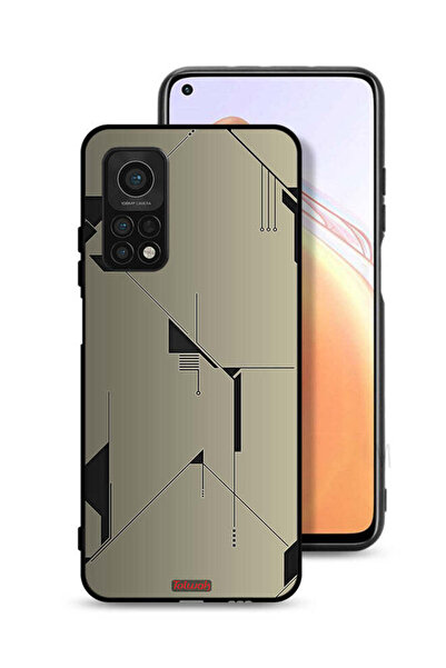 Tolwak غطاء حماية لهاتف Xiaomi Mi 10T Pro 5G بتصميم تجريدي بسيط وفن رقمي