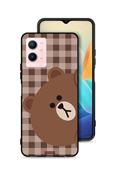 Tolwak غطاء حماية لهاتف Vivo Y33s 5G على شكل دب