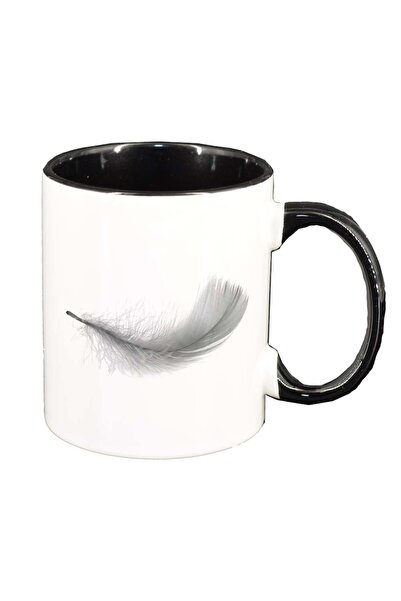 INOVATIX Cana alba personalizata, Feather, interior negru, D231, INOVATIX®. 3...