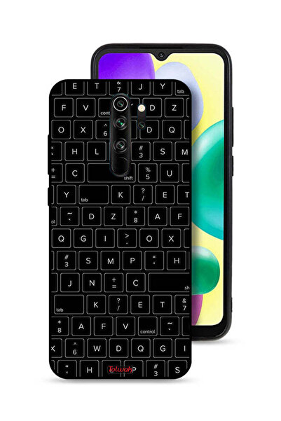 Tolwak غطاء حماية لهاتف شاومي ريدمي نوت 8 برو بنمط مفاتيح لوحة المفاتيح العشو...