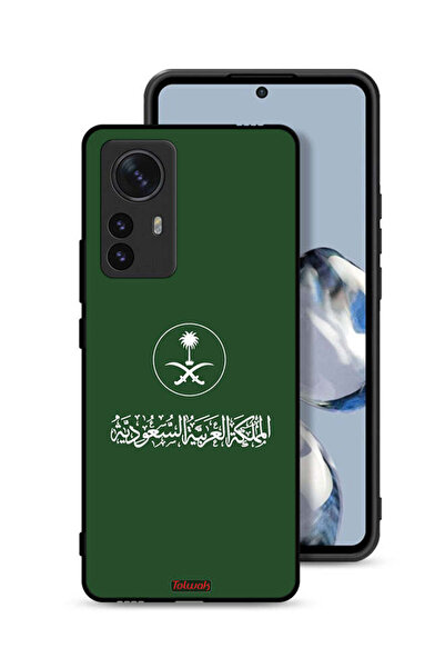 Tolwak غطاء حماية لهاتف شاومي 12 بشعار المملكة العربية السعودية