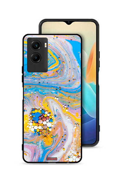 Tolwak غطاء حماية لهاتف Vivo Y55s 5G (2021) بتصميم جواهر تجريدي ملون