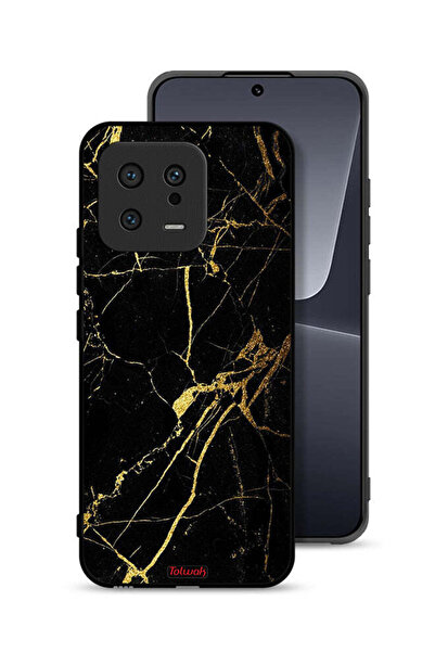 Tolwak غطاء حماية لهاتف شاومي 13 - رخامي متصدع