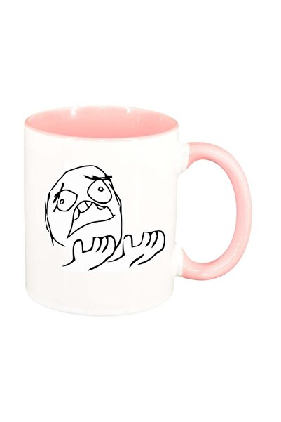 INOVATIX Cana alba personalizata, Meme Why, interior roz, D1021, INOVATIX®. 3...