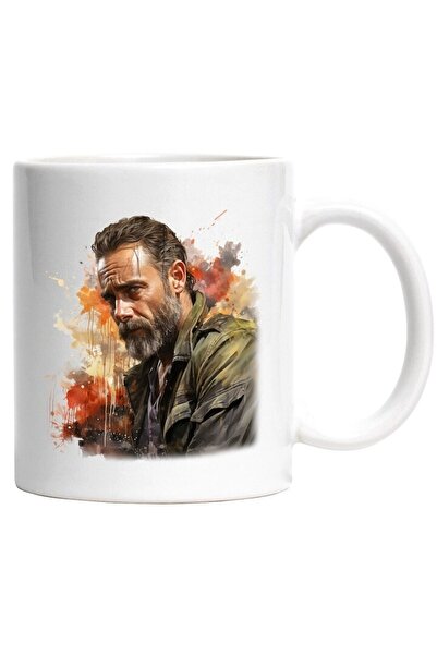 INOVATIX Cană albă personalizată, Rick Grimes, The Walking Dead, Personaj, Se...