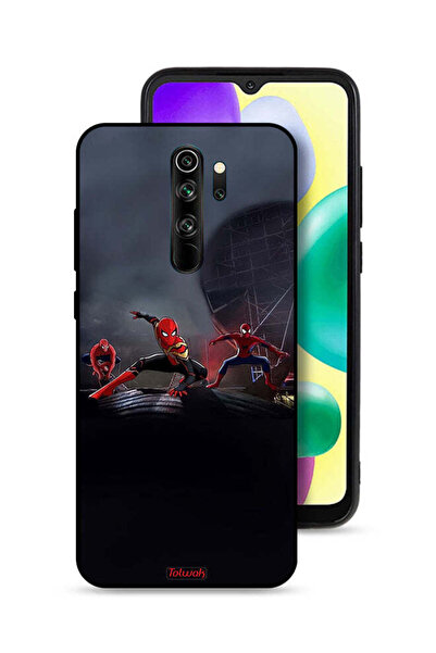 Tolwak Xiaomi Redmi Note 8 Pro Protective Case Cover Three Spiders