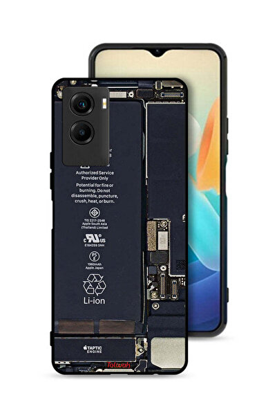Tolwak غطاء حماية لهاتف Vivo Y55s 5G (2021) بنمط دائرة الهاتف