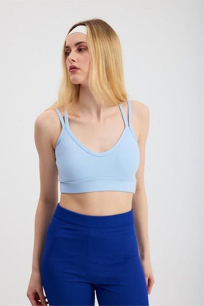 boutich Women's Back Cross Strap Crop Bluz