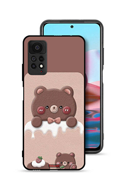 Tolwak غطاء حماية لهاتف شاومي ريدمي نوت 11 برو 5G - دب الفراولة