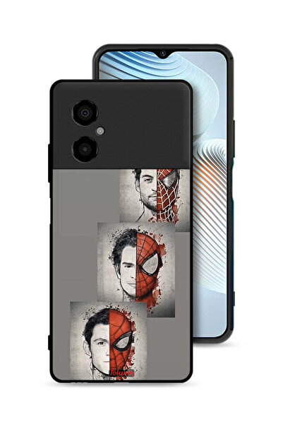 Tolwak غطاء حماية لهاتف شاومي بوكو M4 5G برسومات سبايدر مان