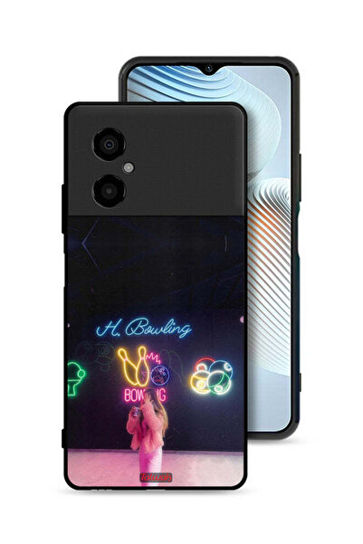 Tolwak Xiaomi Poco M4 5G Protective Case Cover Bowling Lover