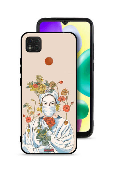 Tolwak غطاء حماية لهاتف شاومي ريدمي 9C بتصميم ممرضة