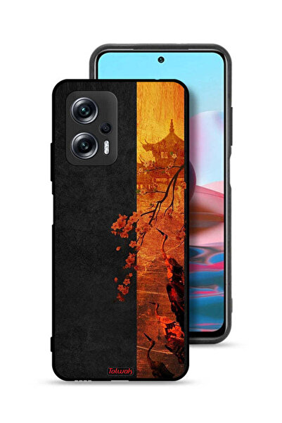 Tolwak غطاء حماية لهاتف شاومي ريدمي نوت 11T برو 5G بألوان الخريف الفنية