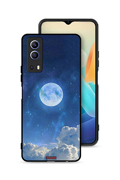 Tolwak Vivo Y72 5G Protective Case Cover Moon Clouds