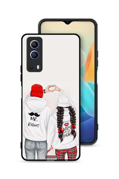 Tolwak غطاء حماية لهاتف Vivo Y72 5G - يمين ويسار دائمًا