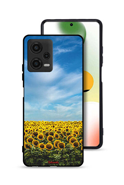 Tolwak غطاء حماية لهاتف شاومي بوكو X5 بطبعة عباد الشمس تحت السماء