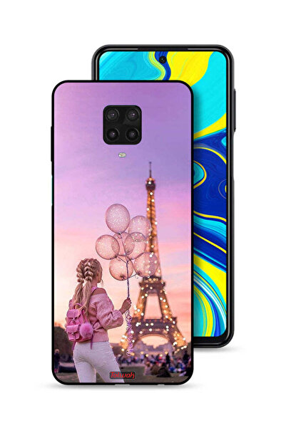 Tolwak غطاء حماية لهاتف شاومي ريدمي نوت 9 برو - فتاة تحمل بالونات