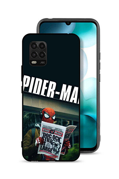 Tolwak غطاء حماية لهاتف شاومي مي 10 لايت 5G سبايدرمان يقرأ صحيفة