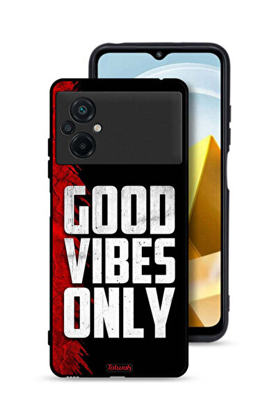 Tolwak غطاء حماية Xiaomi Poco M5 4G غطاء حماية Xiaomi Poco M5 4G Good Vibes فقط
