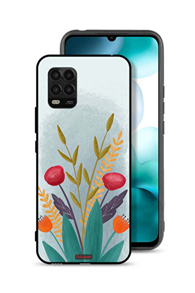 Tolwak غطاء حماية لهاتف شاومي مي 10 لايت 5G برسومات نباتات فنية