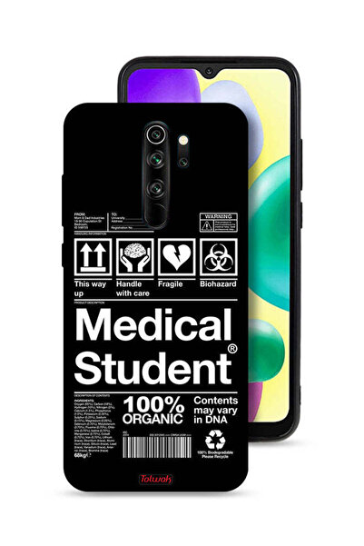 Tolwak غطاء حماية لهاتف شاومي ريدمي نوت 8 برو، ملصق طالب الطب