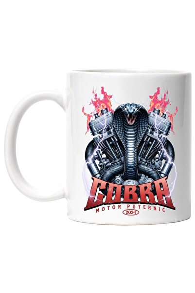 INOVATIX Cana alba personalizata, Cobra - Motor Puternic - Pentru Iubitorii d...