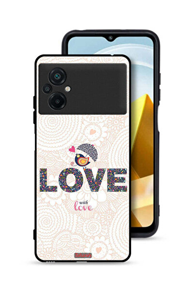 Tolwak Xiaomi Poco M5 4G Protective Case Cover Love With Love