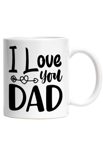 INOVATIX Εξατομικευμένη λευκή κούπα, για ένα κορίτσι που αγαπά τον πατέρα της...