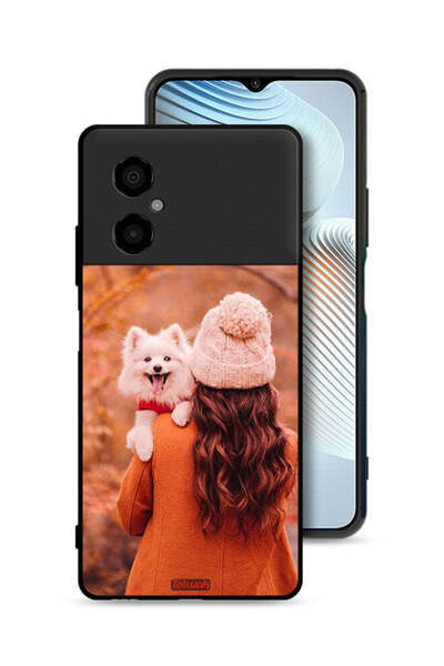 Tolwak غطاء حماية لهاتف Xiaomi Poco M4 5G يحمل جروًا