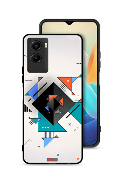 Tolwak غطاء حماية لهاتف Vivo Y55s 5G (2021) بأشكال مربعة ومثلثة ونمط تجريدي